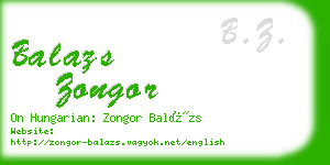 balazs zongor business card